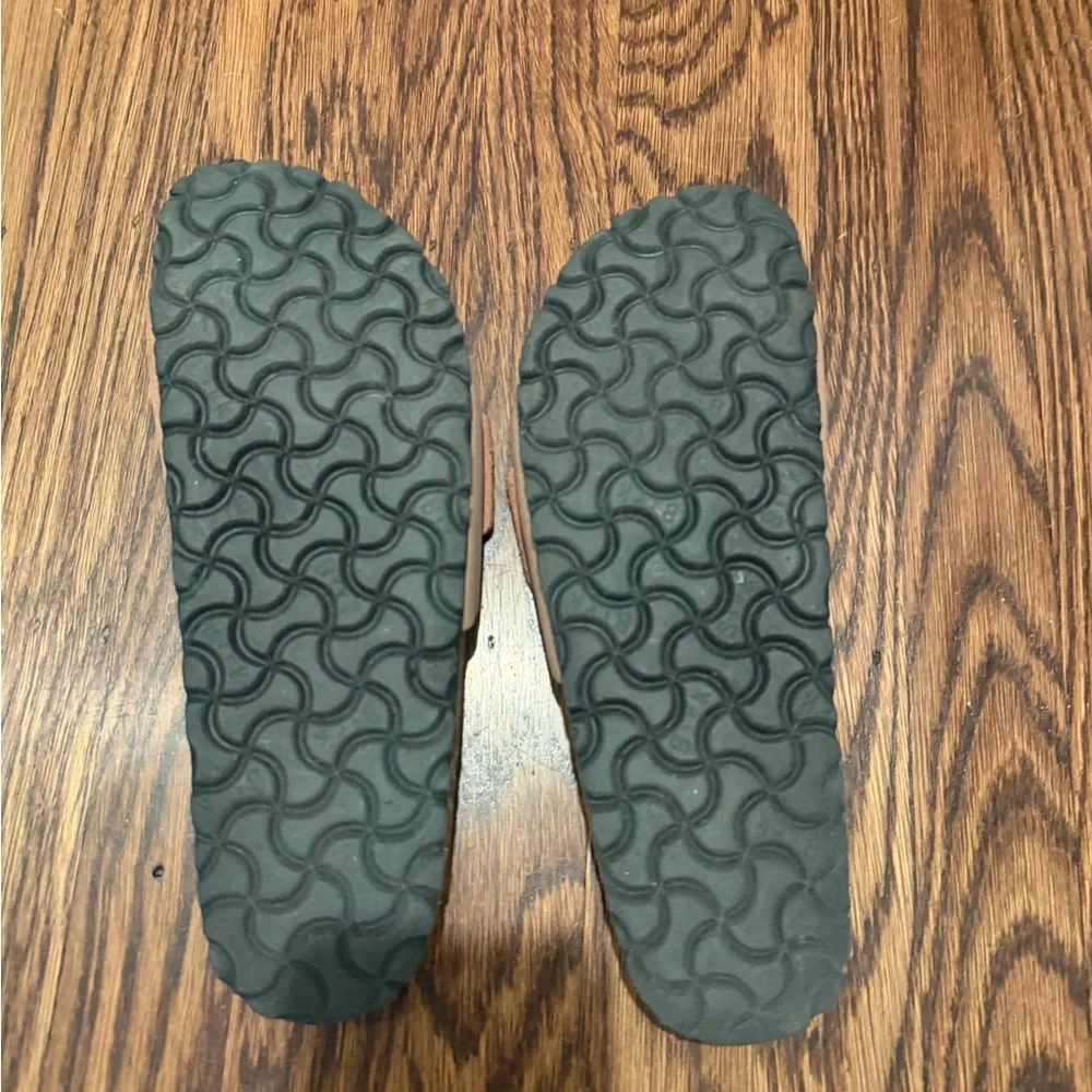 Birkenstock Madrid Big Buckle Strap Sandals in Barbie Pale Pink with Gold Buckle - Picture 4 of 5